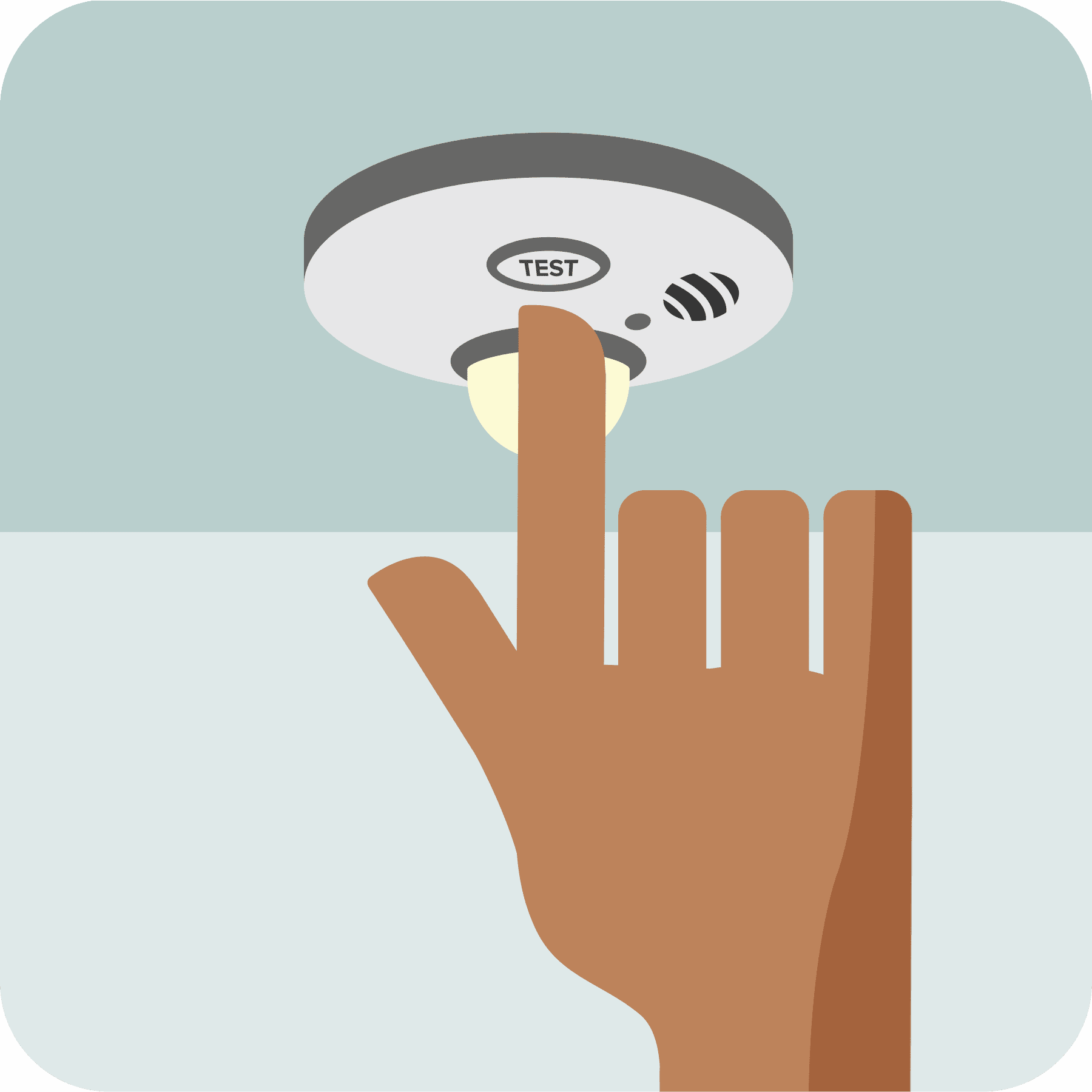 remember to test your smoke alarms